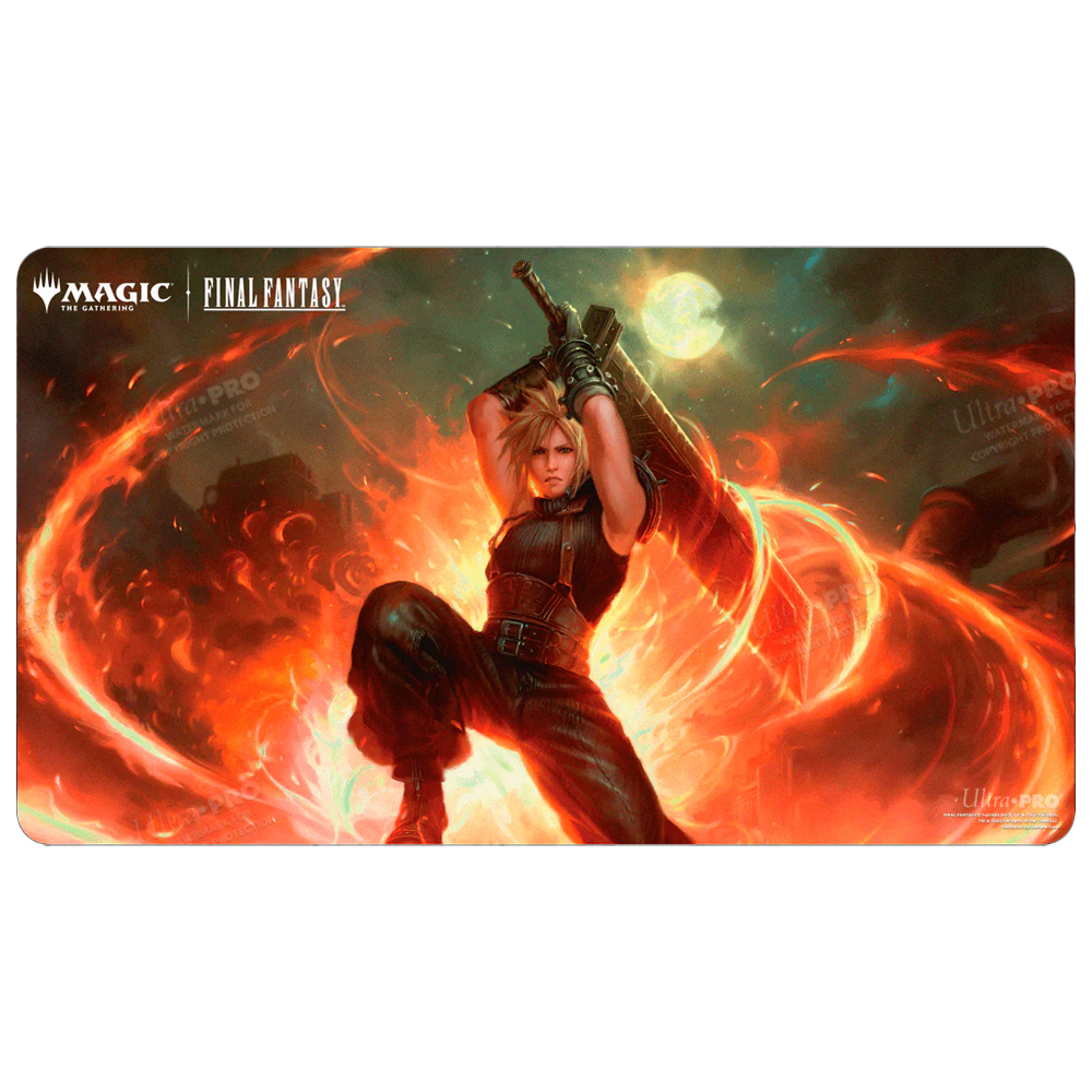 MtG Playmat: Final Fantasy - Cloud, Ex-SOLDIER (Commander) (Preorder)