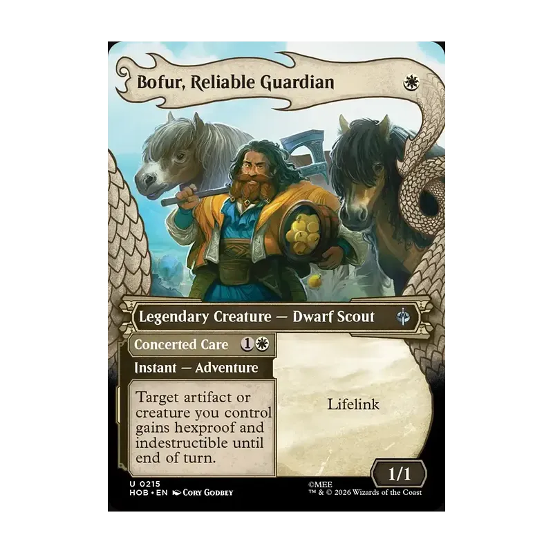 Bofur, Reliable Guardian (Showcase) - The Hobbit (Near Mint)