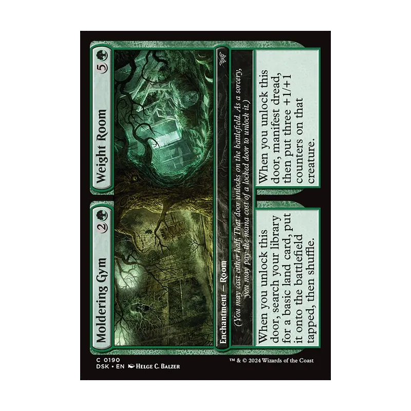 Moldering Gym // Weight Room - Duskmourn: House of Horror (Near Mint)