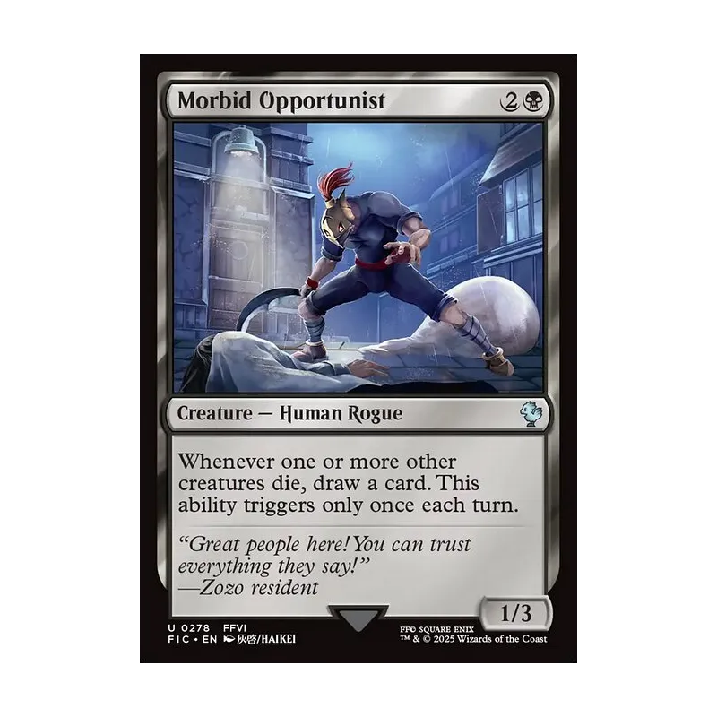 Morbid Opportunist - Final Fantasy Commander (Near Mint)