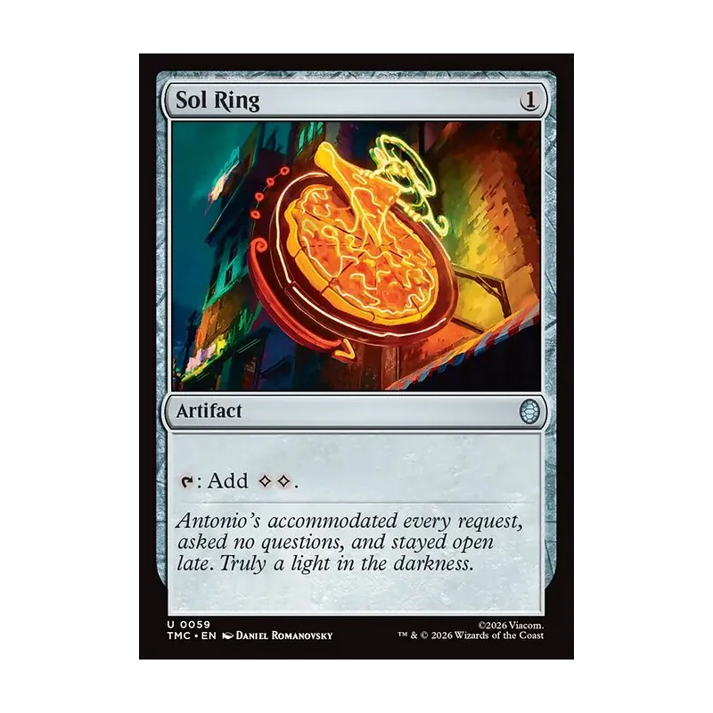 Sol Ring | Teenage Mutant Ninja Turtles MTG