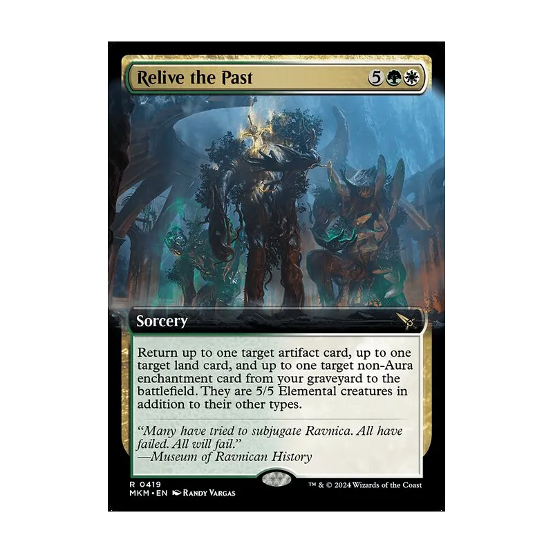 Relive the Past (Extended Art) - Murders at Karlov Manor (Near Mint)