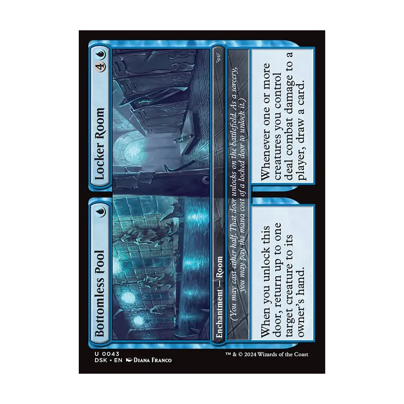 Bottomless Pool // Locker Room - Duskmourn: House of Horror (Near Mint)