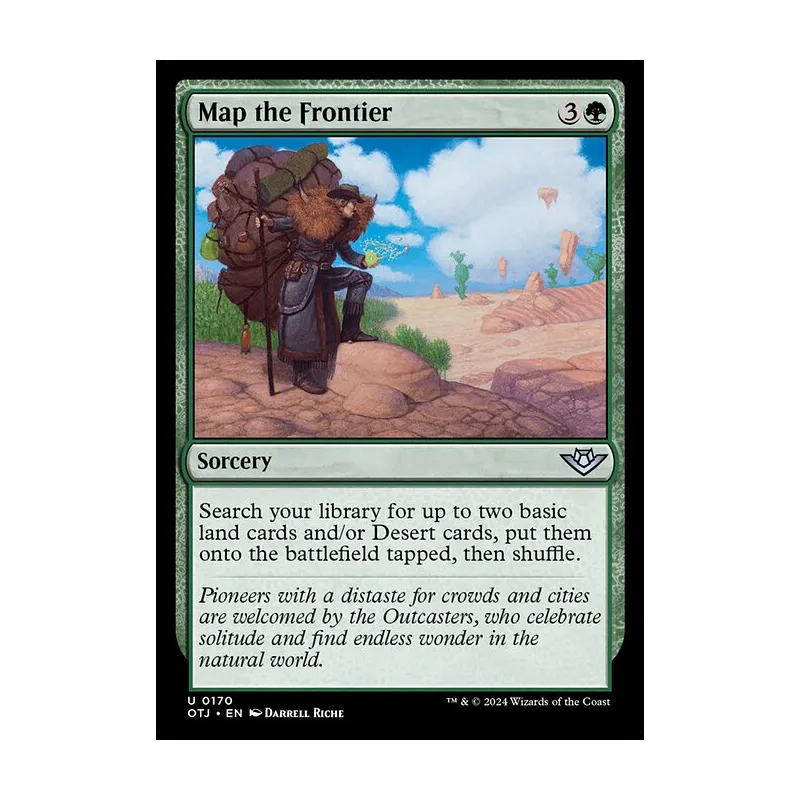Map the Frontier - Outlaws of Thunder Junction (Near Mint)