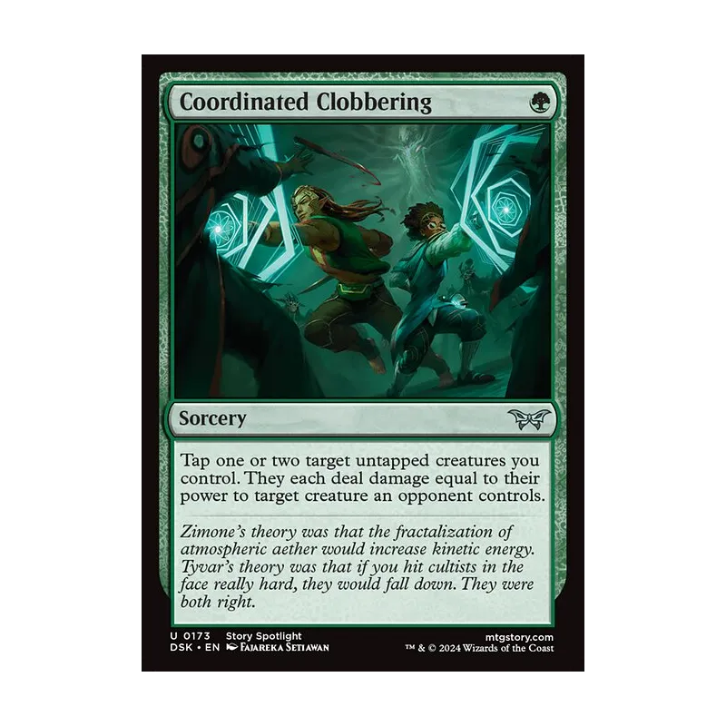 Coordinated Clobbering - Duskmourn: House of Horror (Near Mint)