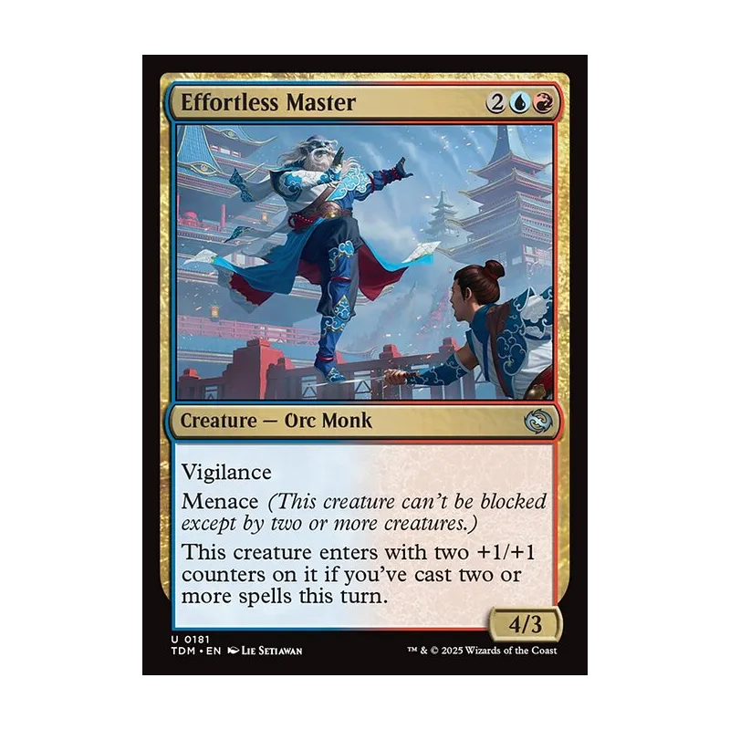 Effortless Master - Tarkir: Dragonstorm (Near Mint)