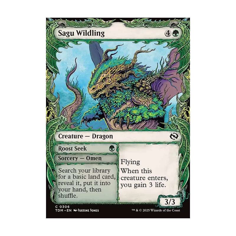 Sagu Wildling // Roost Seek (Showcase) - Tarkir: Dragonstorm (Near Mint)