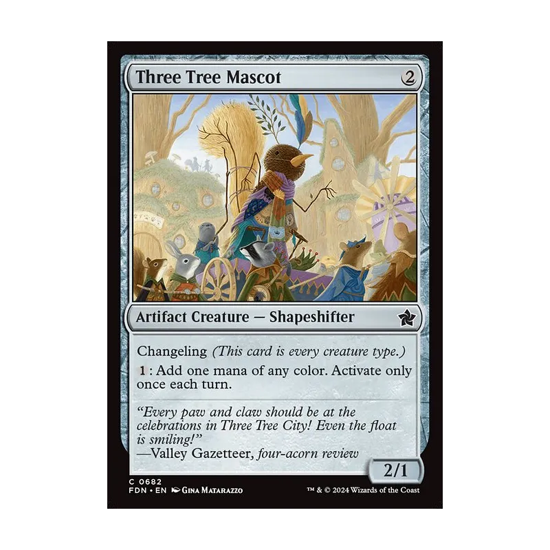 Three Tree Mascot - Foundations (Near Mint)
