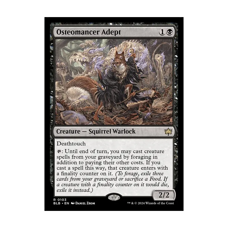 Osteomancer Adept - Bloomburrow (Near Mint)