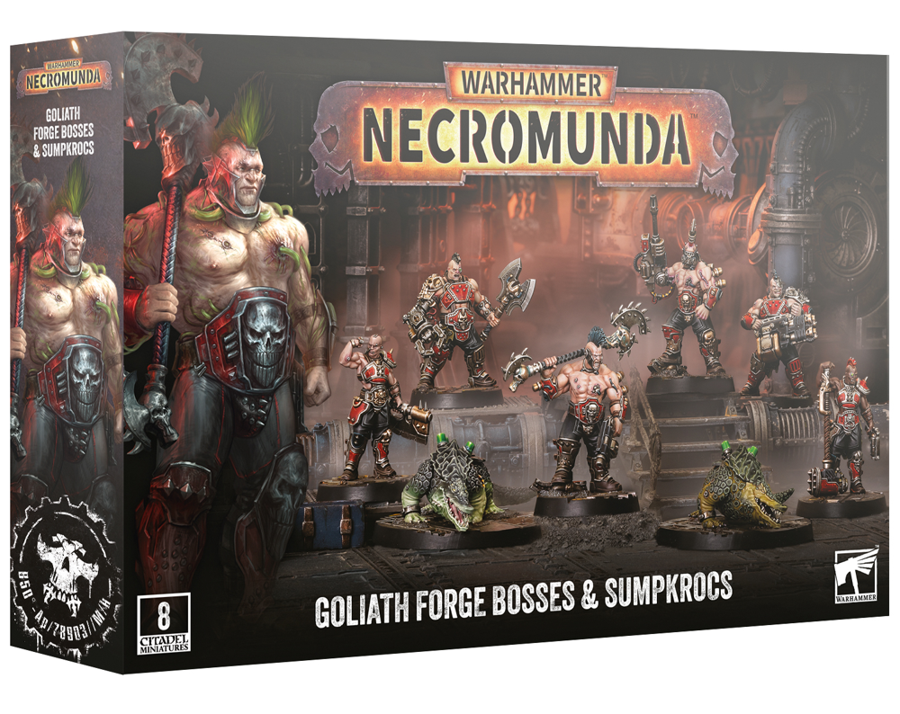 Necromunda Skirmish: Goliath - Forge Bosses & Sumpkrocs (Preorder)