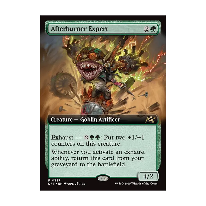 Afterburner Expert (Extended Art) - Aetherdrift (Near Mint)