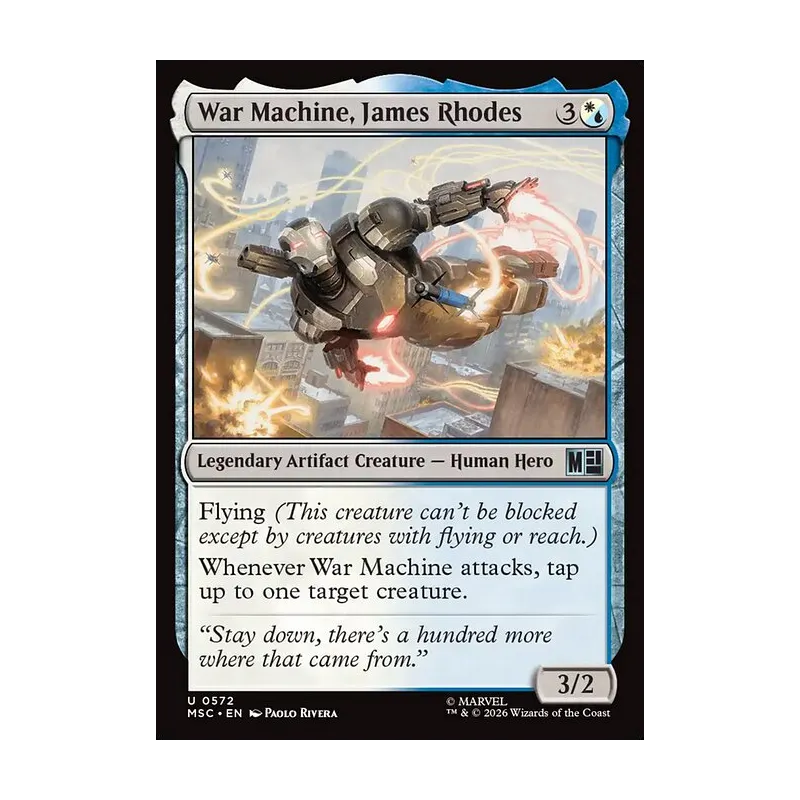 War Machine, James Rhodes - Marvel Super Heroes Commander (Near Mint)