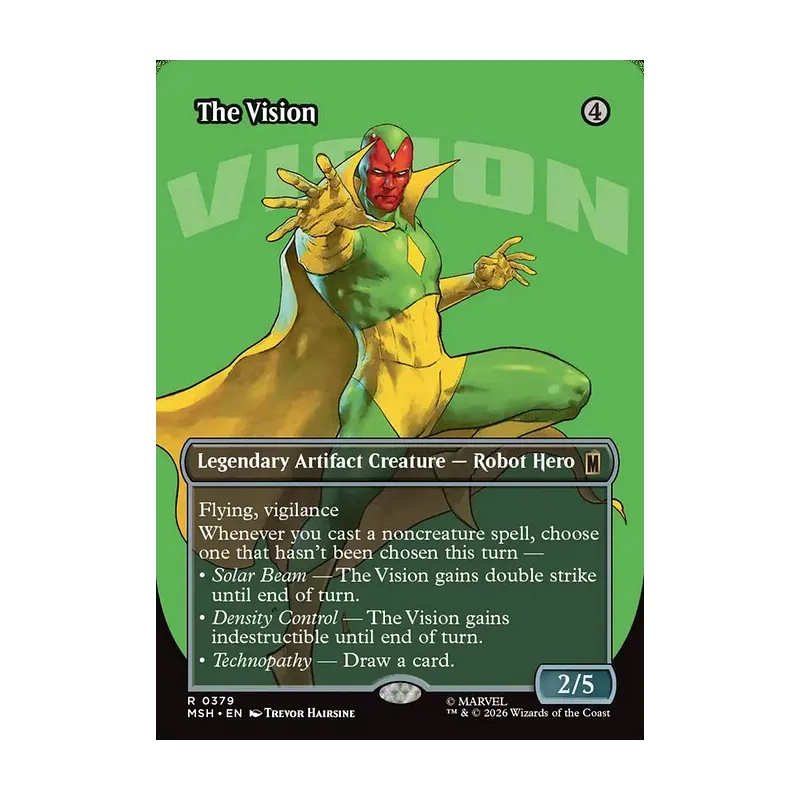 The Vision (Borderless) - Marvel Super Heroes (Near Mint)