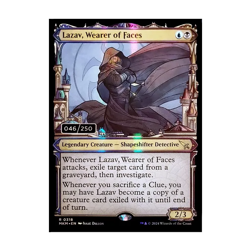 Lazav, Wearer of Faces (Serial Numbered) - Murders at Karlov Manor (Foil Near Mint)