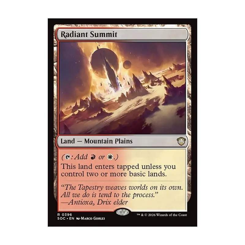 Radiant Summit - Secrets of Strixhaven Commander (Near Mint)