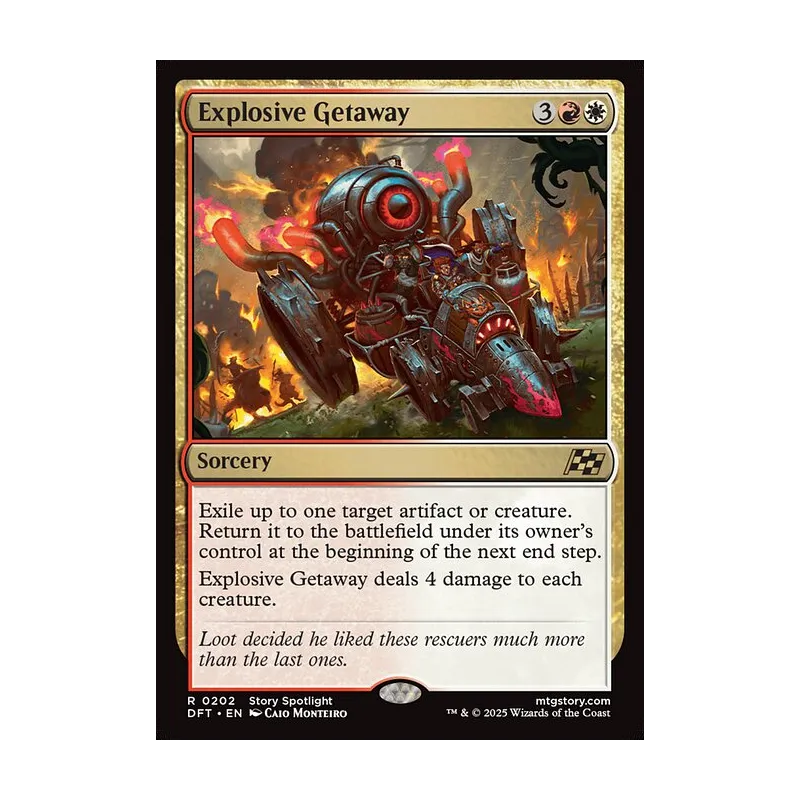 Explosive Getaway - Aetherdrift (Near Mint)