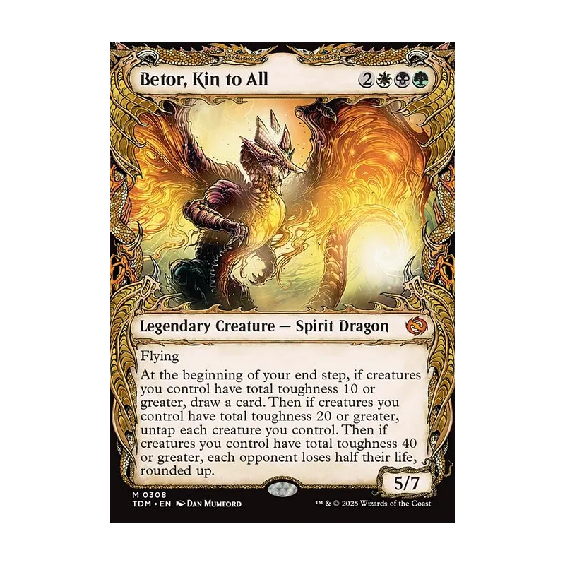 Betor, Kin to All (Showcase) - Tarkir: Dragonstorm (Near Mint)