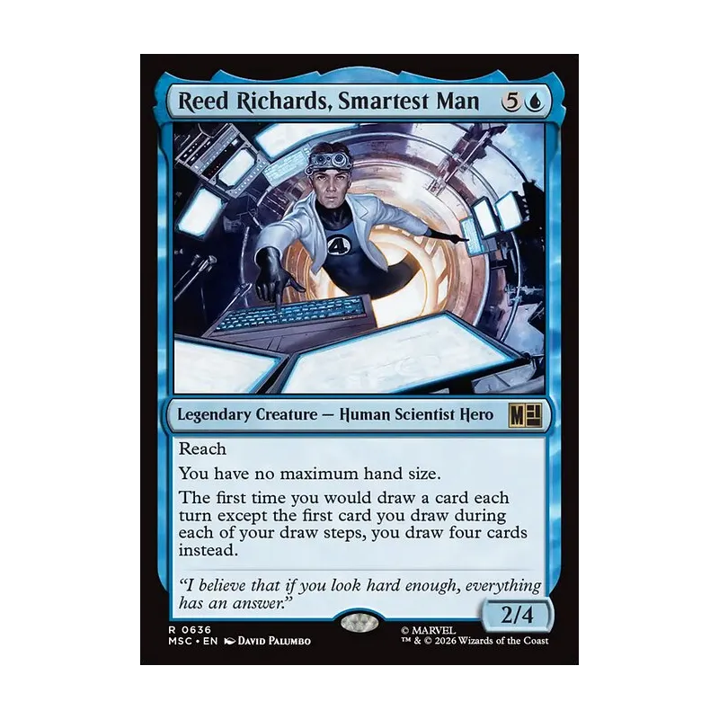 Reed Richards, Smartest Man - Marvel Super Heroes Commander (Near Mint)