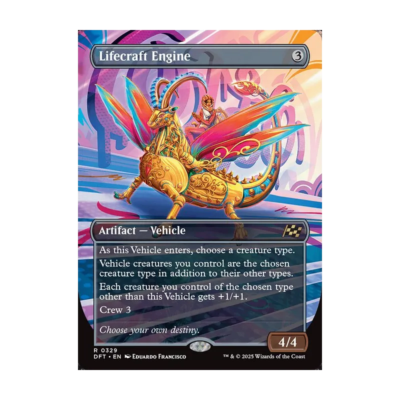 Lifecraft Engine (Borderless) - Aetherdrift (Near Mint)