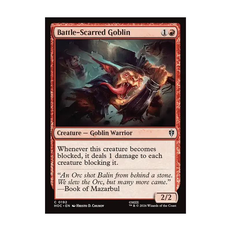 Battle-Scarred Goblin - The Hobbit Eternal (Near Mint)