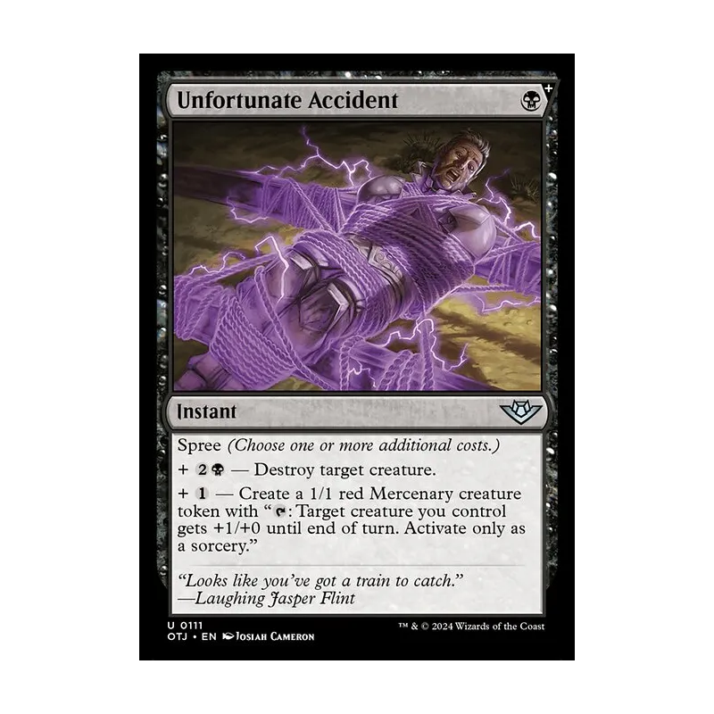 Unfortunate Accident - Outlaws of Thunder Junction (Near Mint)
