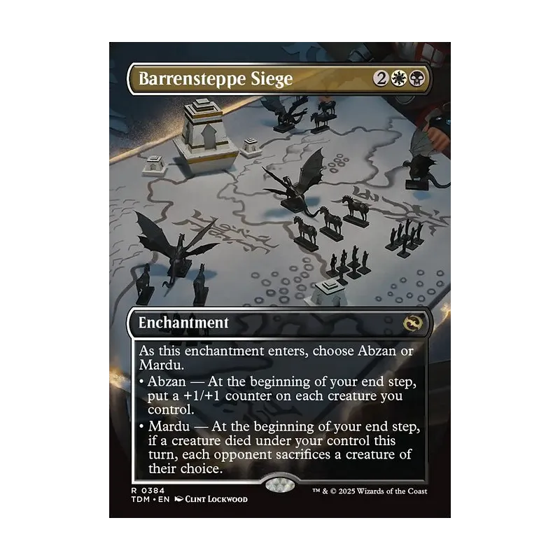 Barrensteppe Siege (Borderless) - Tarkir: Dragonstorm (Near Mint)