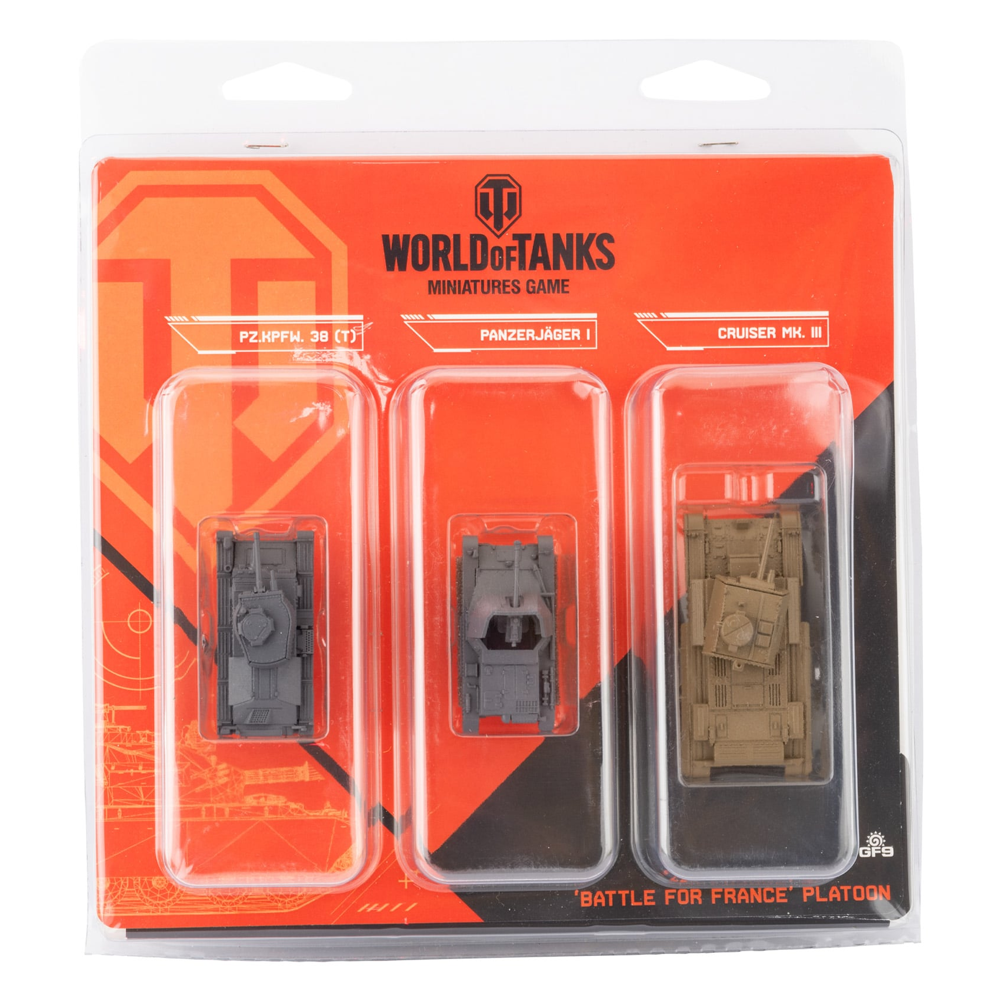 World of Tanks: German - Battle for France Tank Platoon (Panzer 38t, Panzerjager 1, Cruiser III) (New Arrival)