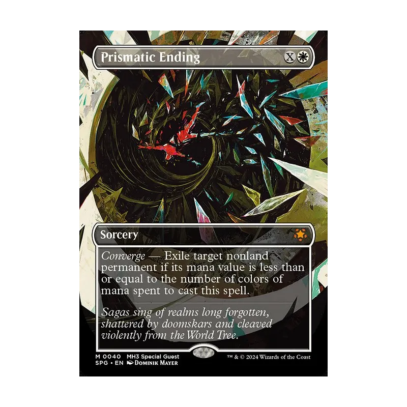 Prismatic Ending (Borderless) - Special Guests (Near Mint)