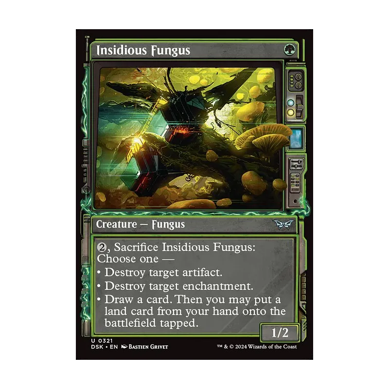 Insidious Fungus (Showcase) - Duskmourn: House of Horror (Near Mint)