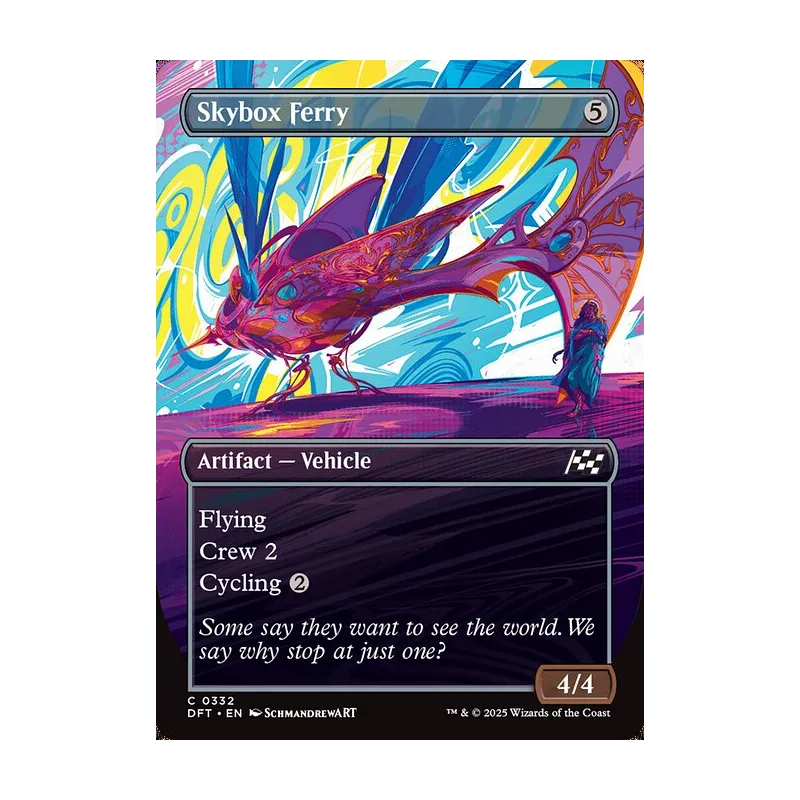 Skybox Ferry (Borderless) - Aetherdrift (Near Mint)