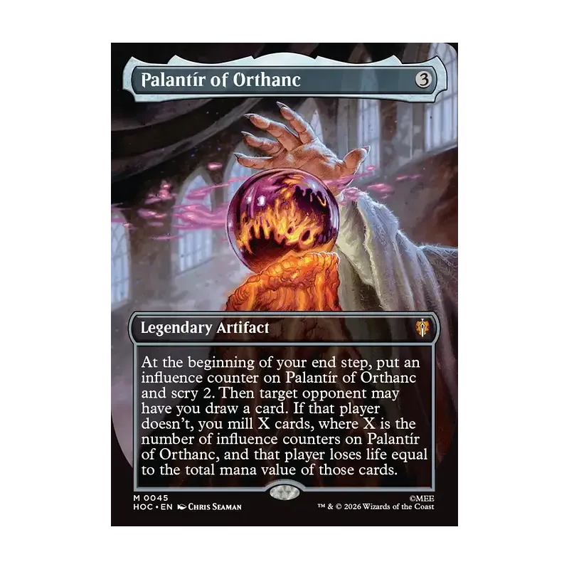 Palantir of Orthanc (Borderless) - The Hobbit Eternal (Near Mint)