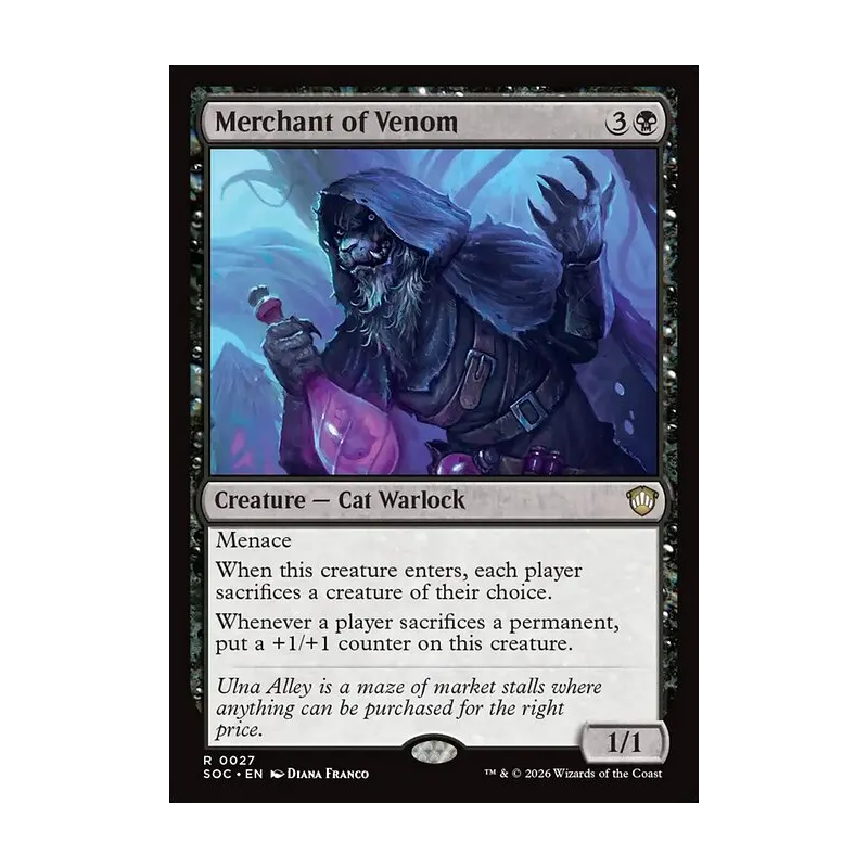 Merchant of Venom - Secrets of Strixhaven Commander (Near Mint)