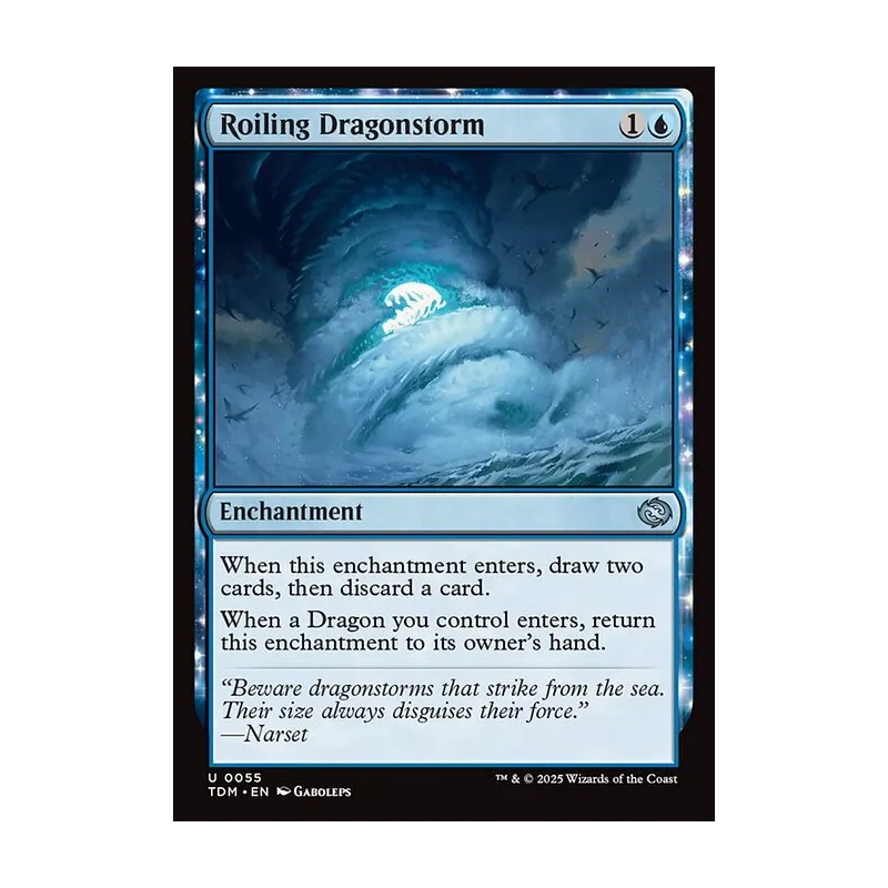 Roiling Dragonstorm - Tarkir: Dragonstorm (Near Mint)