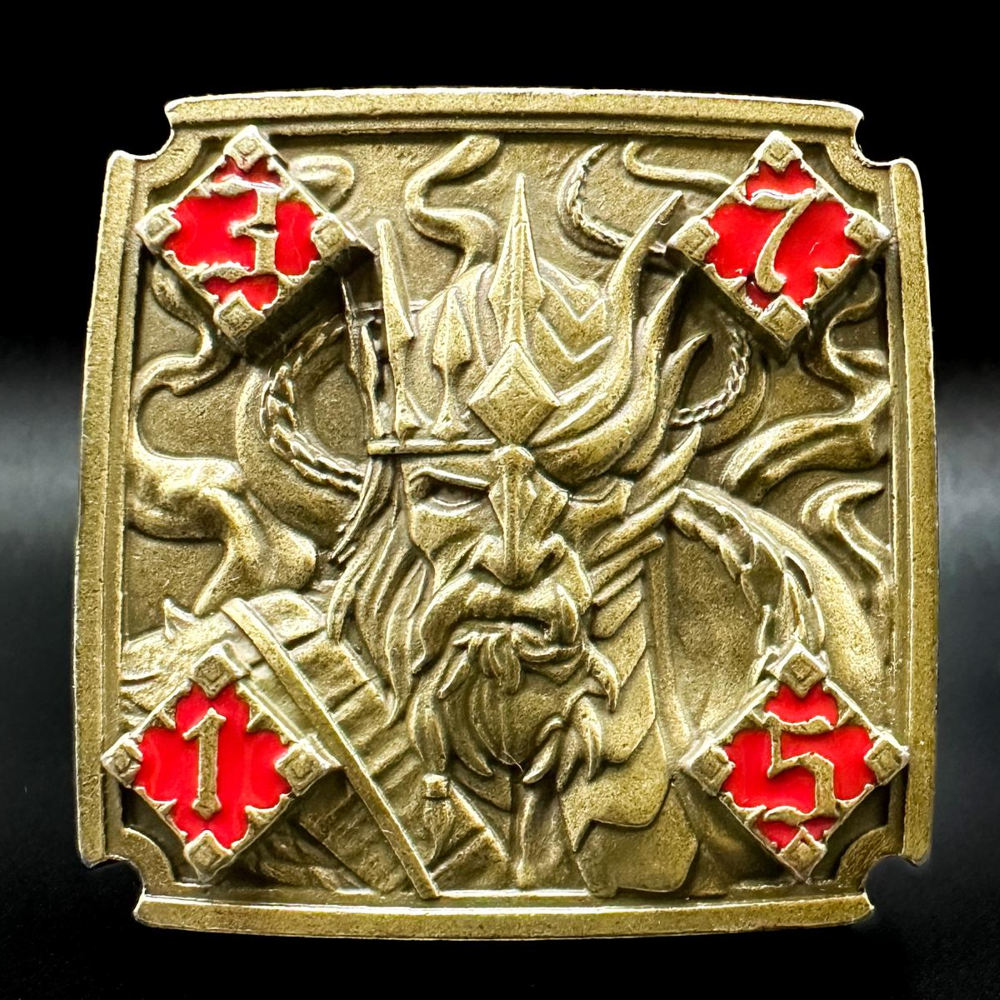 FlipDie Metal Dice Coin Set: Dragon (7) (New Arrival)