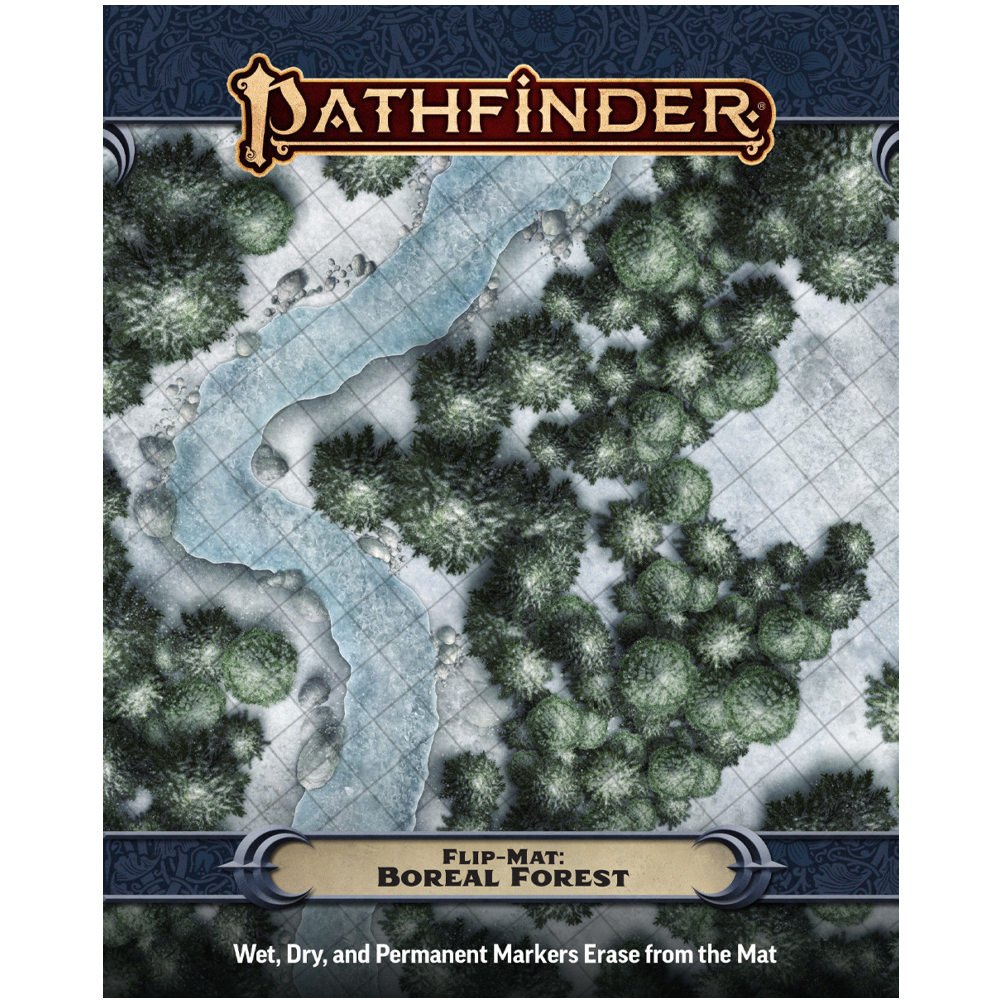 Pathfinder 2E RPG: Flip-Mat - Boreal Forest (New Arrival)