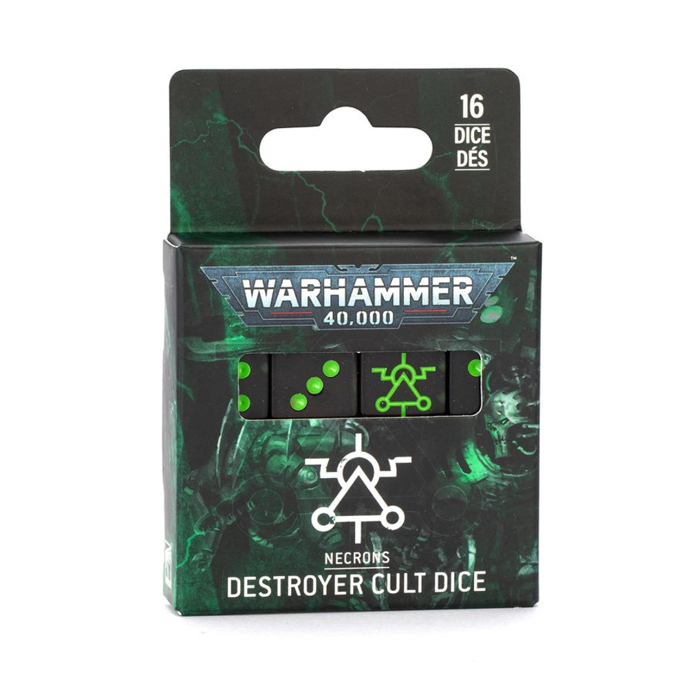 Warhammer 40K: Dice Set - Necrons Destroyer Cult (16) (Preorder)