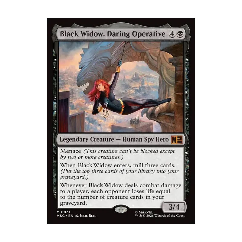 Black Widow, Daring Operative - Marvel Super Heroes Commander (Near Mint)