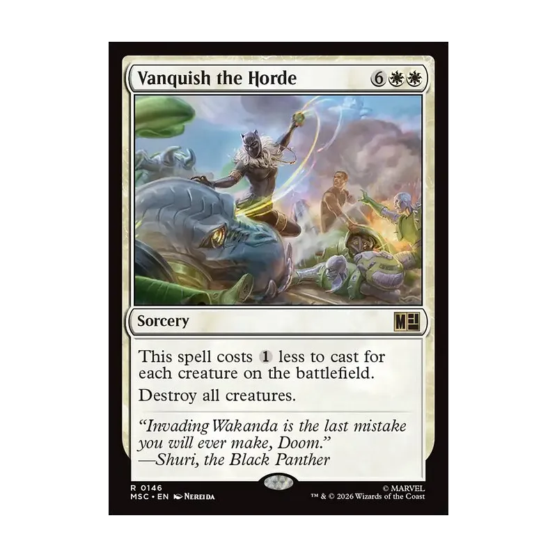 Vanquish the Horde (Surge Foil) - Marvel Super Heroes Commander (Foil Near Mint)