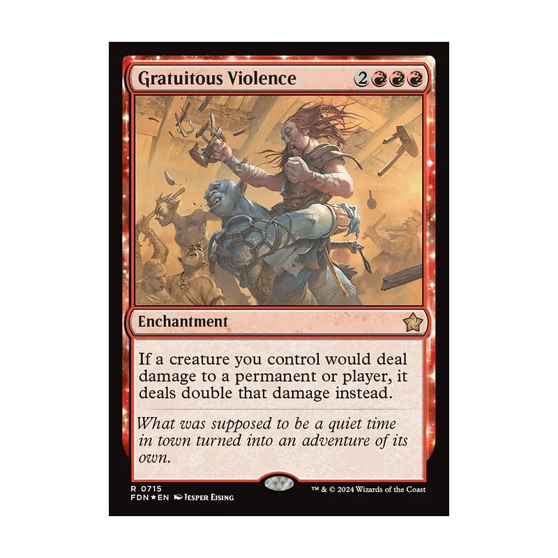 Gratuitous Violence - Foundations (Foil Near Mint)