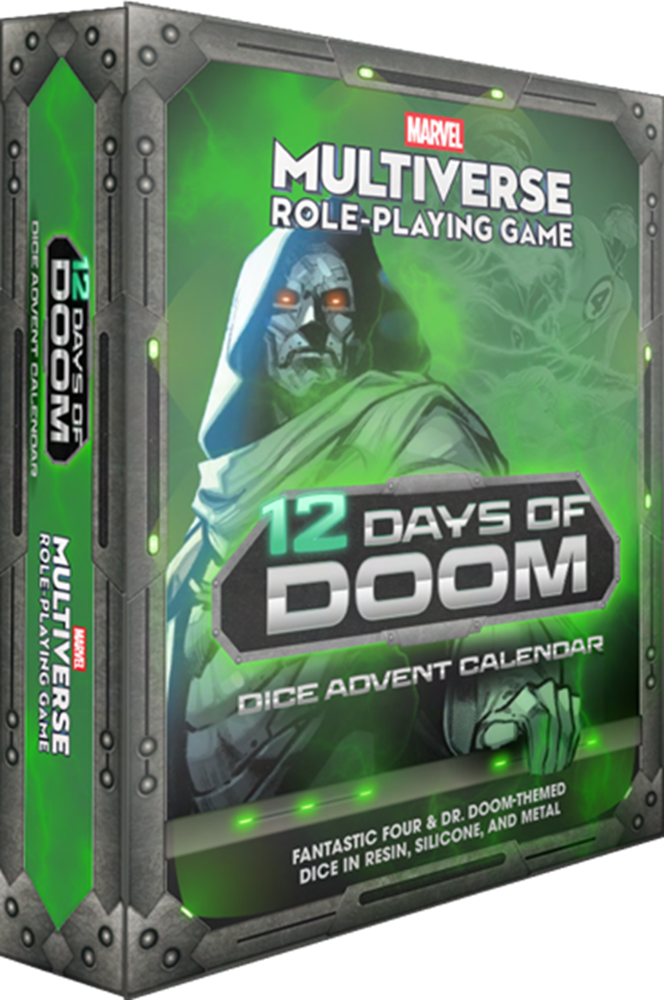 Marvel Multiverse RPG Dice Advent Calendar: 12 Days of Doom (Preorder)