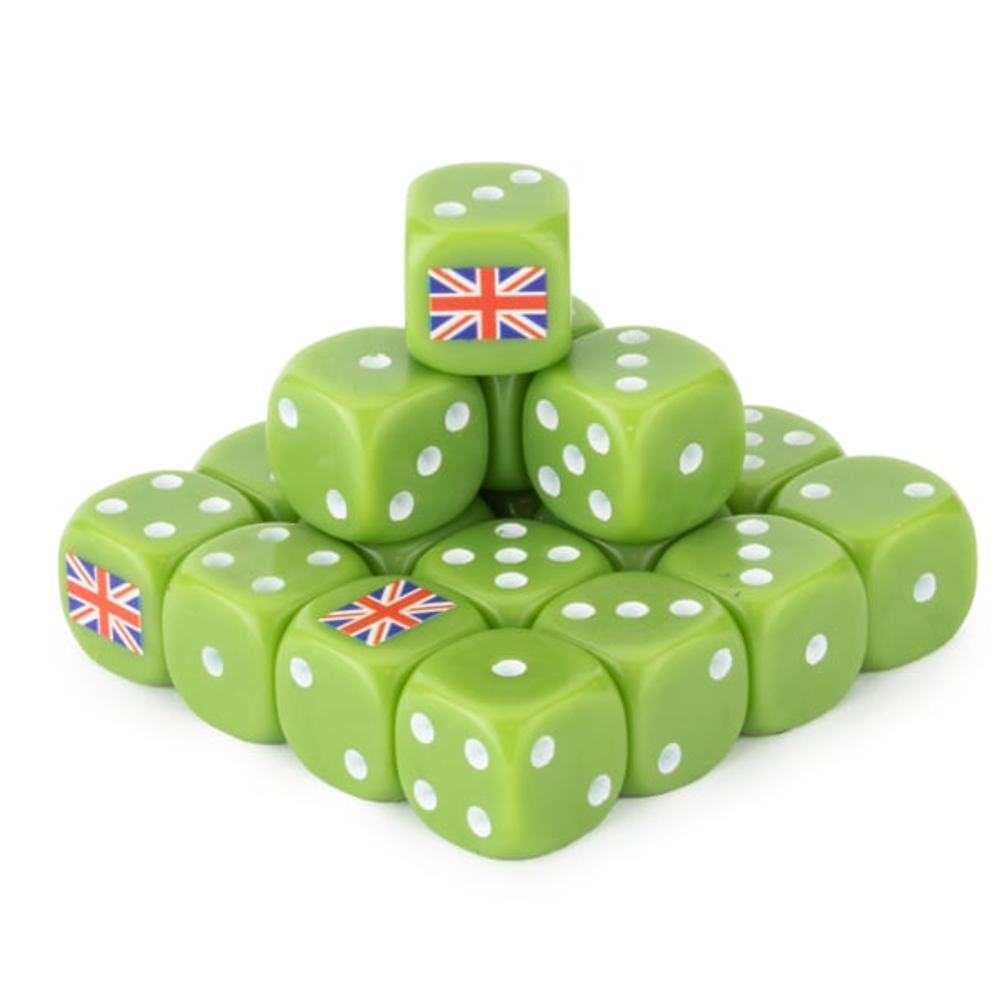 Flames of War WW2: British - Early War Dice (20) (New Arrival)