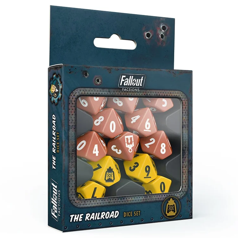 Fallout Factions: Dice Set - The Railroad (Preorder)