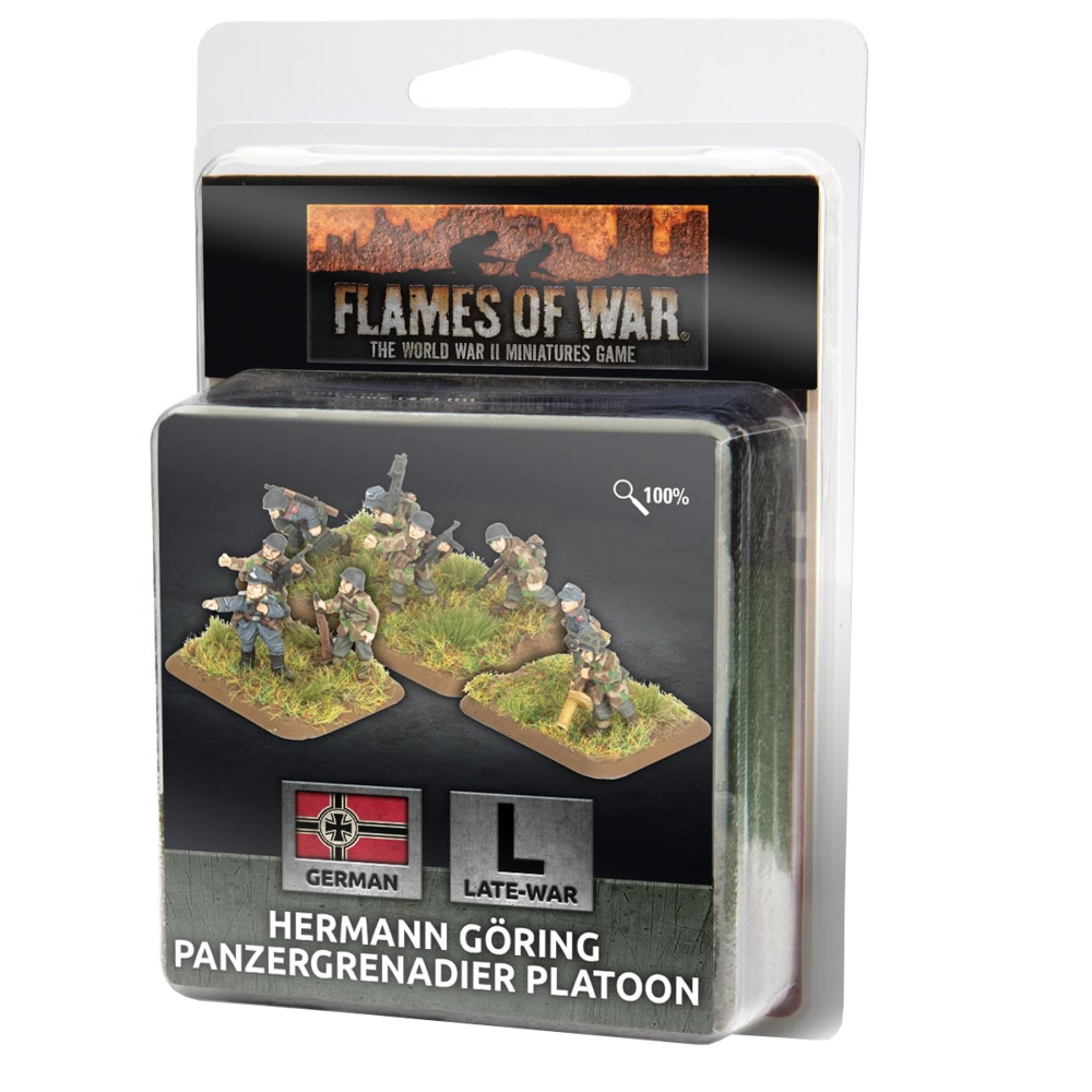 Flames of War WW2: German - Hermann Goring Panzergrenadier Platoon