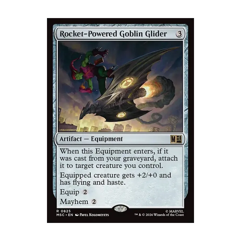 Rocket-Powered Goblin Glider - Marvel Super Heroes Commander (Near Mint)