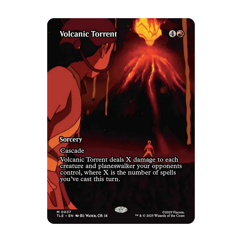 Volcanic Torrent (Borderless) - Avatar: The Last Airbender Eternal (Near Mint)