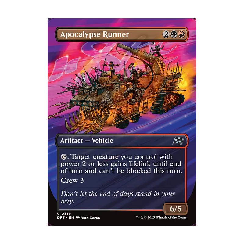 Apocalypse Runner (Borderless) - Aetherdrift (Near Mint)