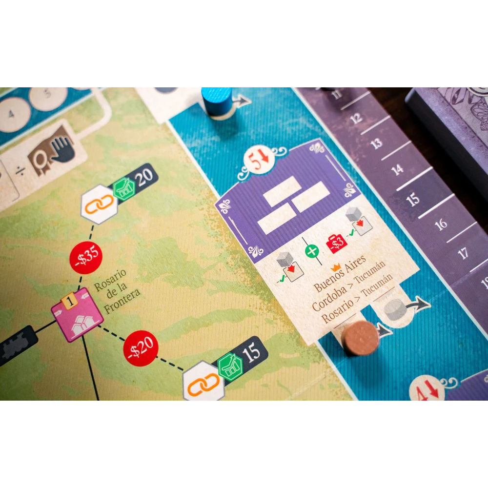 Age of Rail: South Africa - Allegheny & La Pampa Expansion Map (Preorder)
