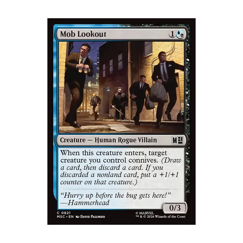 Mob Lookout - Marvel Super Heroes Commander (Near Mint)