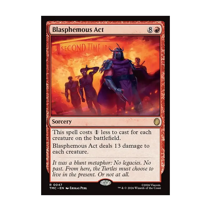mtg cards like blasphemous act Proxy This spell costs 1 less to cast for each creature on the battlefield Fun Deck Ideas #1 -