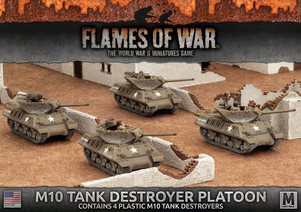Flames of War WW2: US - M10 Tank Destroyer Platoon